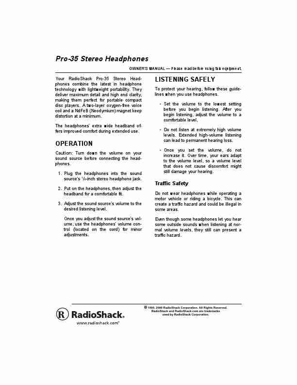 Radio Shack Headphones PRO-35-page_pdf